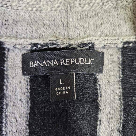 Banana Republic Women L Open Sweater Vest Wool Alpaca Mohair Boho Knit Lagenlook - Picture 13 of 16